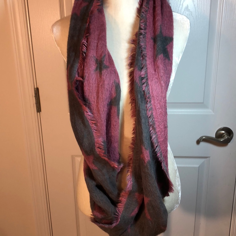 Mix No. 6 Pink & Gray Infinity Scarf